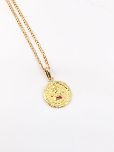 Pendentif AUGIS - Médaille amour Plus qu’hier moins que demain 58 Facettes 806