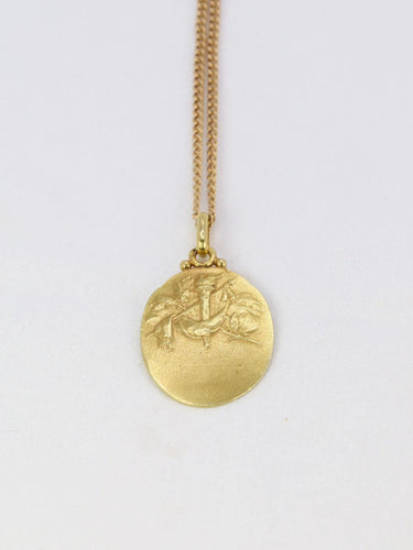 Pendentif BECKER - Médaille Art Nouveau Gallia Victrix 58 Facettes 895