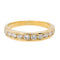 Bague 52 Bague Demi alliance Or jaune Diamant 58 Facettes 2673936CN