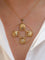 Pendentif Cartier pour Shell, pendentif vintage rond or, diamants et émeraudes 58 Facettes J87
