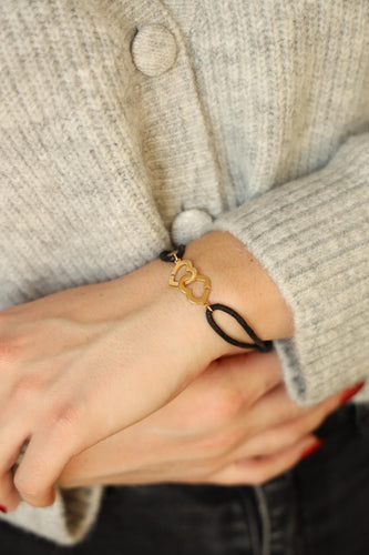 Bracelet Dinh Van - Bracelet Cordon Menottes Or jaune 58 Facettes 2090654CN