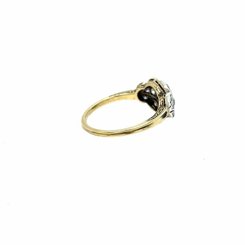 Bague 53 Bague filigrane Or Diamants 58 Facettes