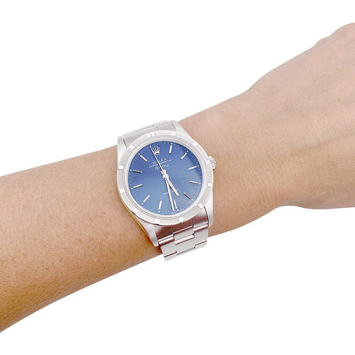 Montre Montre Rolex, "Oyster Perpetual Air-King", en acier sur acier. 58 Facettes 33147