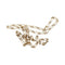 Collier Chaîne maille figaro en or rose. 58 Facettes 31723
