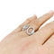 Bague 52 Bague Hermès, "Nausicaa", or blanc, diamants. 58 Facettes 30843