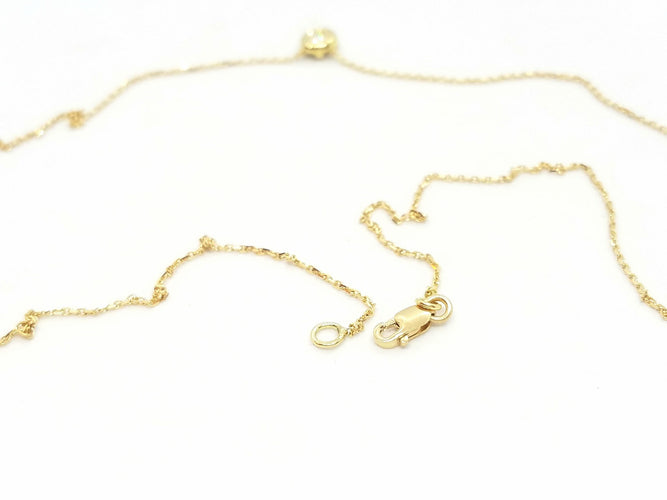 Collier Collier Or jaune Diamant 58 Facettes 579139RV