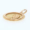 Pendentif Médaille or Vierge Marie en prière 58 Facettes 18-217B