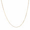 Collier Fine chaine or maille cube 58 Facettes 21-570B