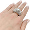 Bague 55 Bague Dior, "Désirée", or blanc, diamants. 58 Facettes 31440