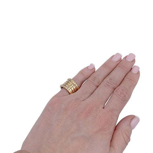 Bague 46 Bague Bulgari, "BZero1", or jaune 58 Facettes 32150