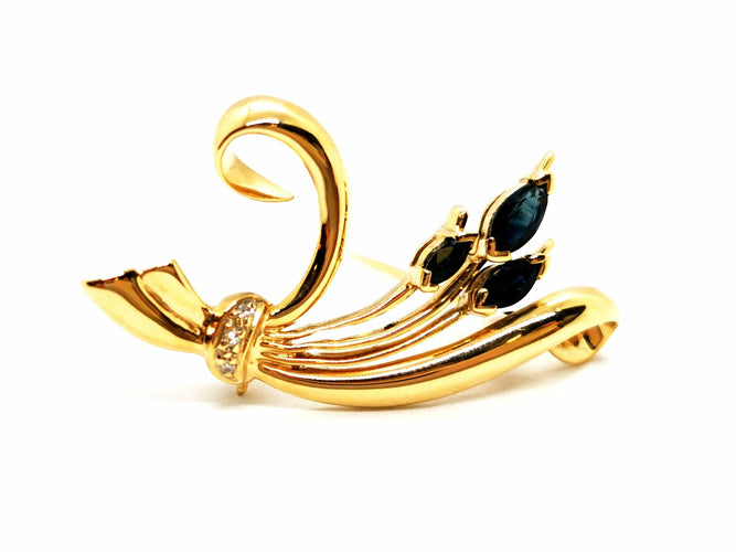 Broche Broche Or jaune Diamant 58 Facettes 1141229CD