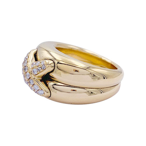 Bague 50 Bague Chaumet, "Liens", or jaune et diamants. 58 Facettes 32430