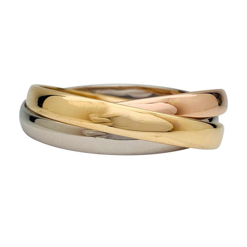Bracelet Bracelet Cartier, "Trinity", 3 tons d'or. 58 Facettes 31623