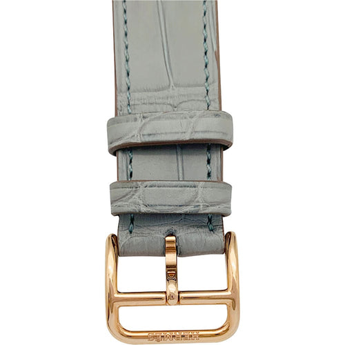 Montre Montre Hermès, "Cape Cod Chaîne d'Ancre Joaillier", or rose, cuir. 58 Facettes 31676