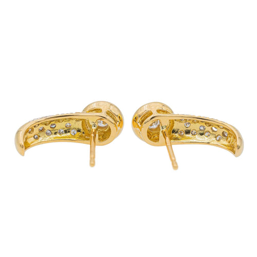 Boucles d'oreilles Boucles d'oreilles Or jaune Diamant 58 Facettes 2737123CN