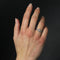 Bague 54 Bague jonc ancienne diamants 58 Facettes 18-164