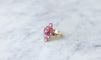 Bague Bague marquise or rose et grenats de Perpignan 58 Facettes