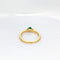 Bague Bague en or jaune et Emeraude 58 Facettes 21153