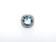 Bague 53 bague ISABELLE LANGLOIS solitaire coussin 53 topaze or blanc diamant 58 Facettes 254238