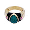 Bague 53 Bague Cartier, "Gaïa", or jaune, pierres de couleurs. 58 Facettes 32784