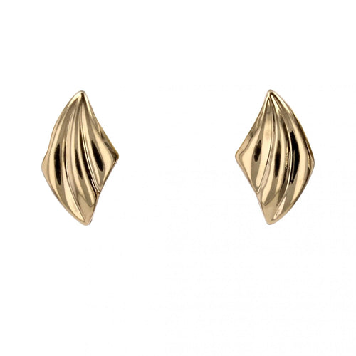 Boucles d'oreilles Boucles d'oreilles or jaune 3 godrons 58 Facettes CVBO15