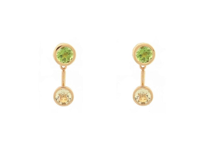 Boucles d'oreilles boucles d'oreilles POIRAY lolita en or 18k peridot 58 Facettes 256927