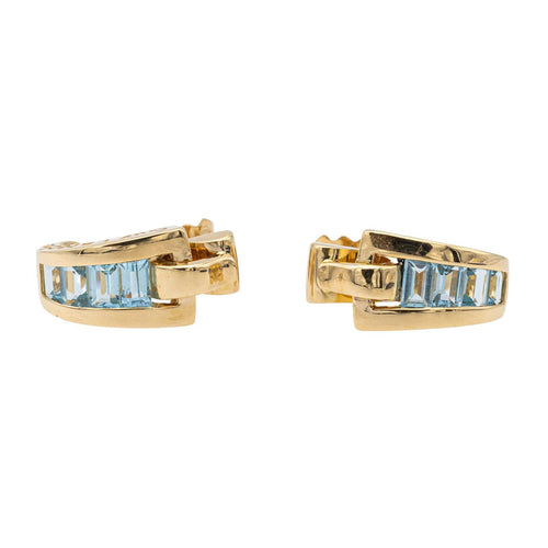 Boucles d'oreilles Guy Laroche Boucles d'oreilles Or jaune Topaze 58 Facettes 2662657CN