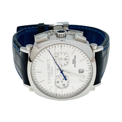 Montre Montre Chaumet "Dandy" en acier, cuir. 58 Facettes 31050