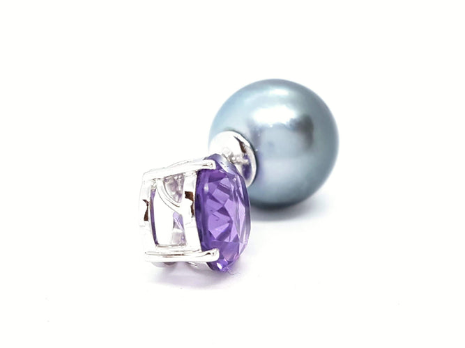Pendentif Pendentif Or blanc Perle 58 Facettes 06231CD