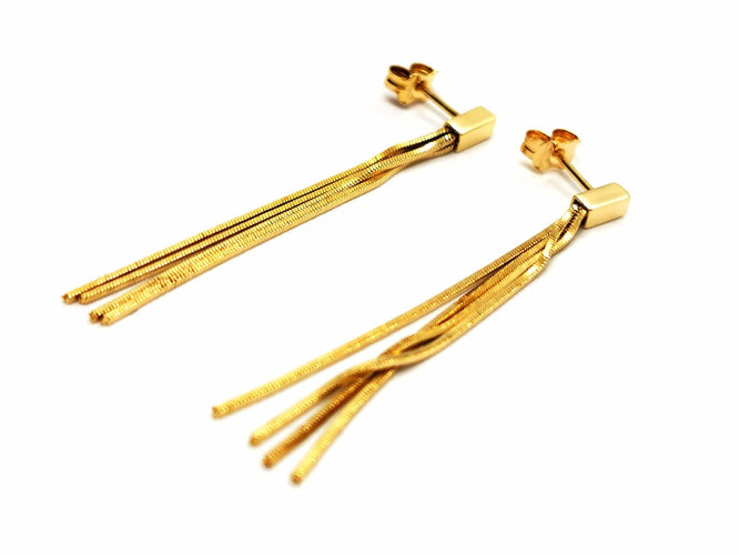 Boucles d'oreilles Boucles d'oreilles Pendantes Or jaune 58 Facettes 1599831CN