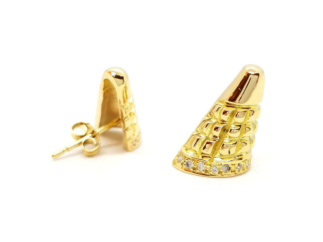 Boucles d'oreilles Boucles d'oreilles Or jaune Diamant 58 Facettes 587680CN
