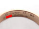 Bague 57 bague CARTIER alliance love or rose 18k 58 Facettes 257462