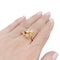 Bague 55 Bague Dior, "Archi Dior Cocotte", or rose, diamants. 58 Facettes 33153