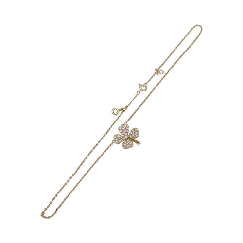 Collier Collier Fred, "Trèfle", or jaune et diamants 58 Facettes 32164