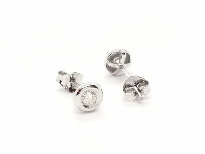 Boucles d'oreilles Boucles d'oreilles Or blanc Diamant 58 Facettes 579260RV