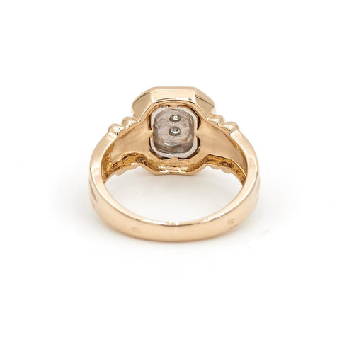 Bague 54.5 Bague Art déco Or jaune Diamant 58 Facettes 1801448CN