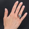 Bague 52 Bague fleur de diamants ancienne 58 Facettes 21-528
