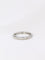 Bague Alliance américaine en or blanc et diamants 58 Facettes J69