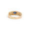 Bague 53 Bague Jonc Or jaune Saphir 58 Facettes 1913084CN