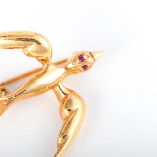 Broche Broche REPOSSI Hirondelle 58 Facettes 8311