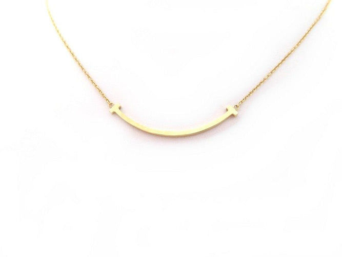 Collier collier TIFFANY & CO smile small en or jaune 18k 58 Facettes 256134