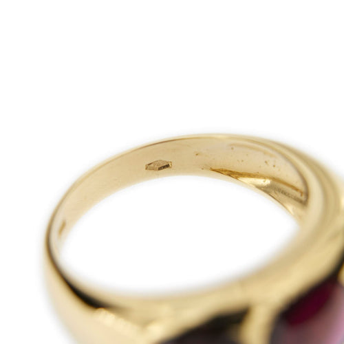 Bague Bague avec grenats 58 Facettes 31196
