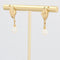 Boucles d'oreilles Boucles d'oreilles pendantes or jaune perle 58 Facettes 19-456A