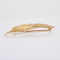Broche Broche plume or jaune ciselé 58 Facettes CVBR39