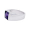 Bague 49 Bague Cartier, "Tank", or blanc, améthyste. 58 Facettes 33125