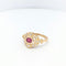 Bague Bague en or jaune diamants et rubis 58 Facettes 20019
