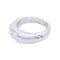 Bague 64 Bague jonc sertie d'une diamant taille émeraude. 58 Facettes 32553