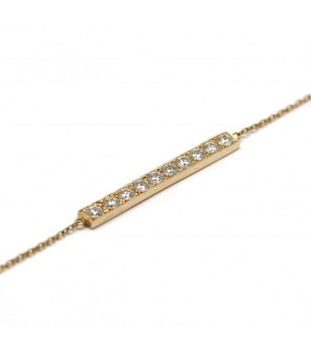 Bracelet 17 cm / Rose / Or 750 Bracelet Or rose et diamants 58 Facettes 220373R