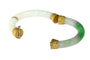 Bracelet Jade vintage avec raccords en or 18 carats : les chroniques silencieuses d'un bracelet victorien 58 Facettes 19254-0157