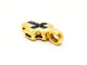 Pendentif Pendentif Croix Or jaune Saphir 58 Facettes 06569CD